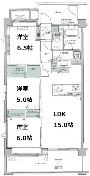 クリオ久が原の間取り