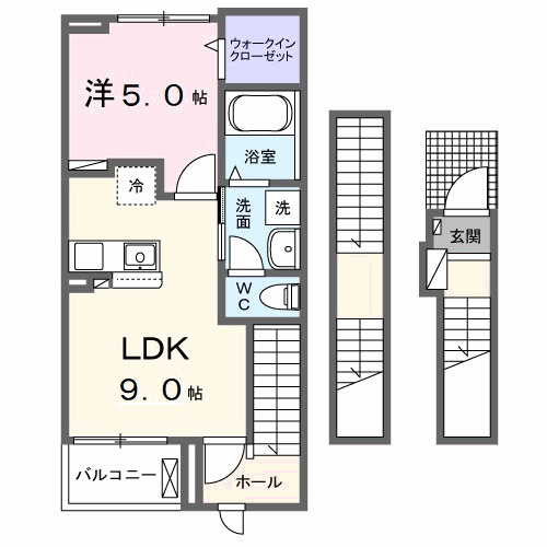 サイカス桟橋通の間取り|間取図