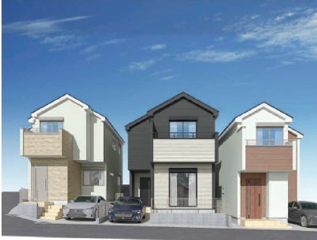 【横浜市旭区上白根町1354-35全3棟新築戸建て】★仲介手数料無料★（四季の森小学校・上白根北中学校）