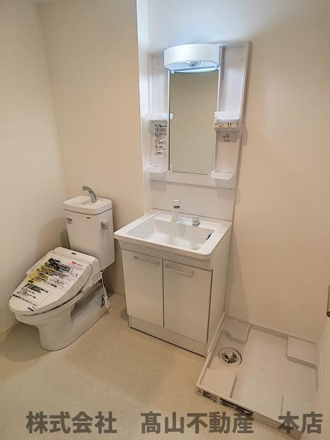 宗像市赤間１丁目のアパートの洗面所