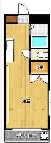 福岡県　北九州市戸畑区　タイガーマンション　満室稼働中の間取り