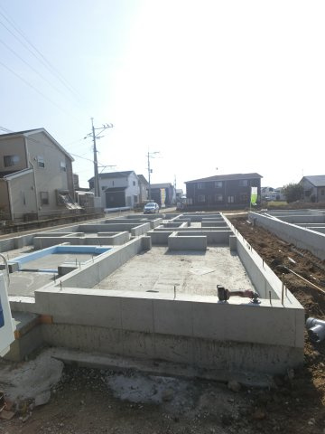 上峰町坊所　第13　2号棟の外観|建築中