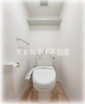 【トイレ】 | プラチナコート池上 | ゆったりとした空間のトイレです