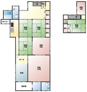 【間取り】 | 日吉町貸家