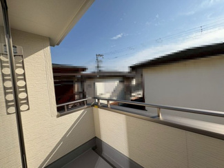 【バルコニー】 | 松之浜町１丁目　新築一戸建 | 【バルコニー】南東面バルコニーですよ♪日当たり良好ですので、洗濯物がよく乾きますね！