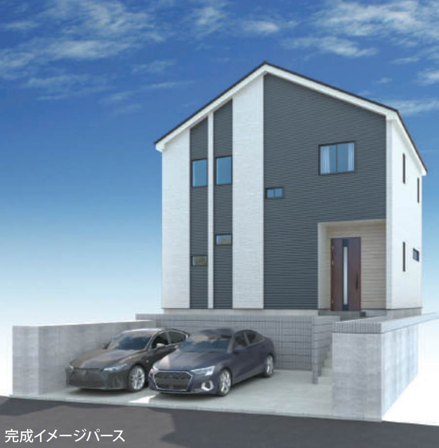 横浜市港南区下永谷5丁目 新築戸建て【仲介手数料無料】カースペース2台