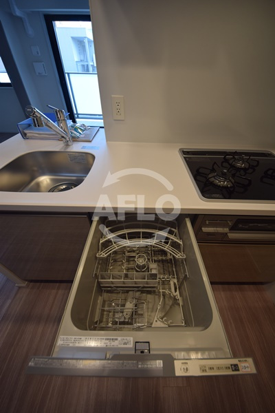 SK RESIDENCE SHINSAIBASHIのキッチン|SK RESIDENCE　食洗器