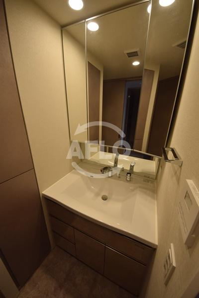 SK RESIDENCE SHINSAIBASHIの独立洗面台|SK RESIDENCE　独立洗面台