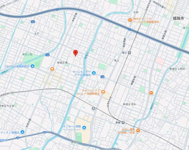 【地図】 | 姫路市飾磨区構１期（全4）1号棟