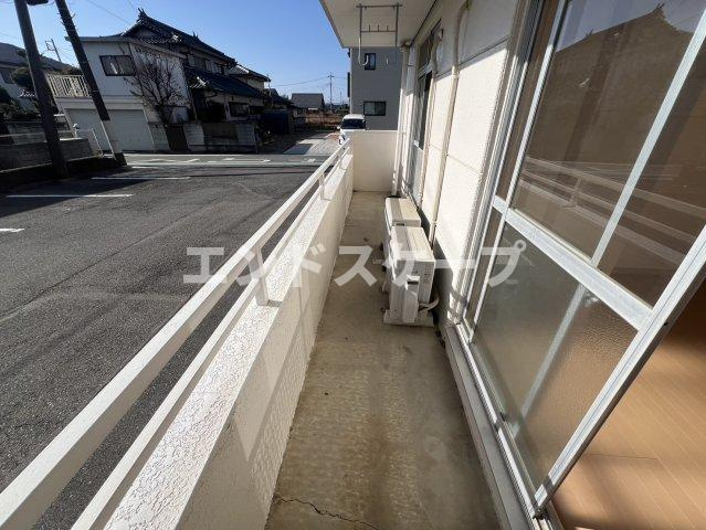 レジデンスシムラのバルコニー|高崎、前橋のお部屋探しはエンドスケープまで！お客様の理想お聞かせ下さい♪