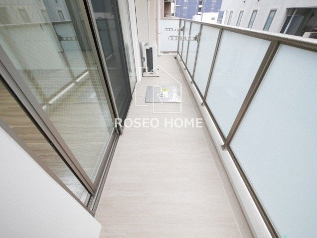 ミラノ堺筋のバルコニー