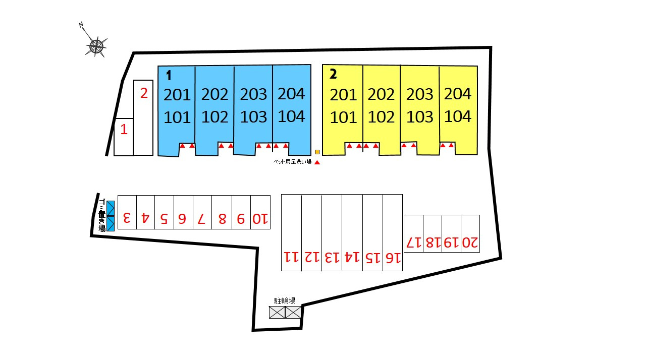 心休里　２の駐車場|駐車場