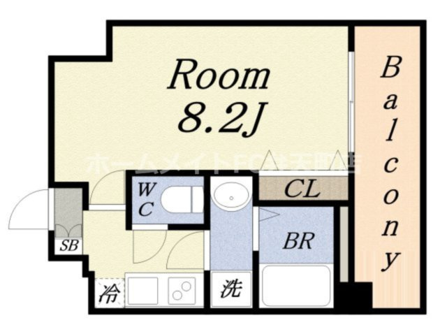 【間取り】 | アドバンス大阪ベイシティ