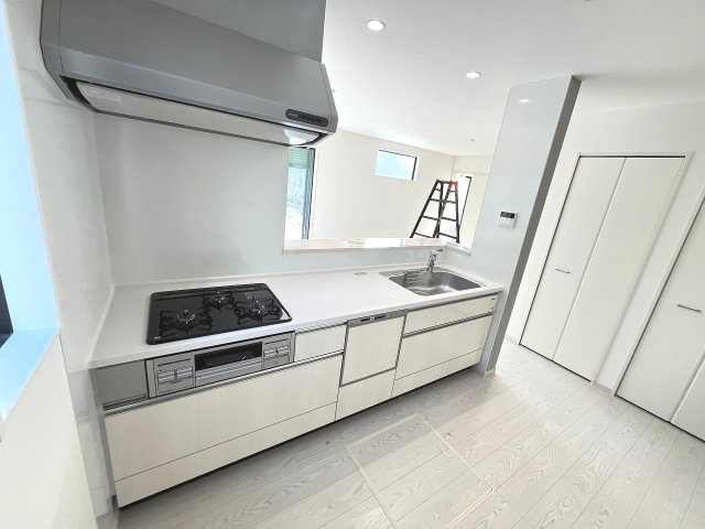【キッチン】 | 糟屋郡須恵町上須惠24期　3号棟（全3区画）【仲介手数料無料・0円】 | 現地写真。