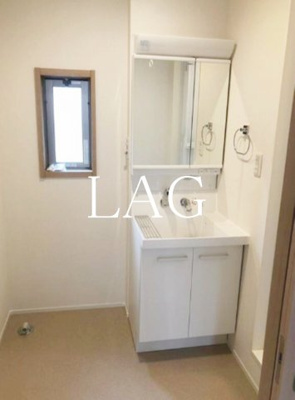 【洗面所】 | 川口戸建 | 洗面台です。