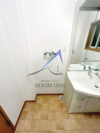 ベルメゾンの設備|洗濯機置き場です。