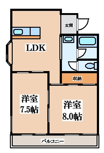 【間取り】 | エクセル横枕