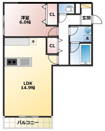 仮）チューリップツリーハウスⅡの間取り