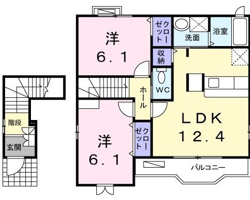 Ｌｕｇａｎａ矢口の間取り|間取りです。
