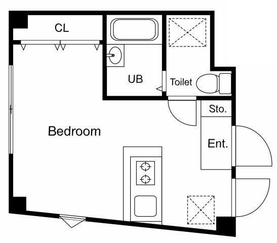 ＵＲＢＡＮＡＧＥ武蔵新田の間取り|間取りです。