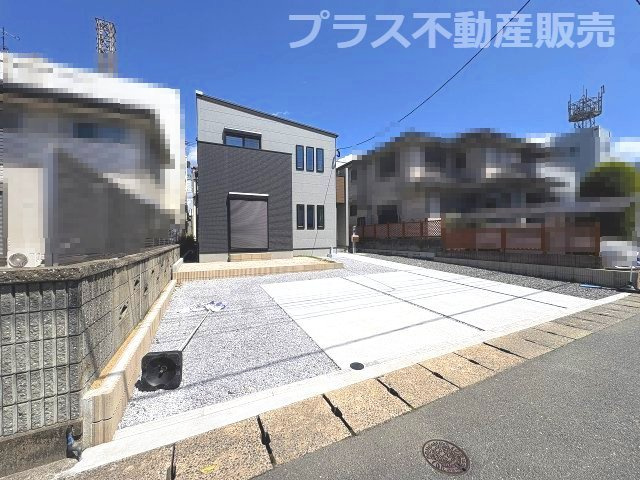 【外観】 | 糟屋郡第3志免町志免3丁目　1号棟（全1棟）【仲介手数料無料・0円】 | まもなく完成。ご内覧は可能です。ご見学はプラス不動産販売にお任せ下さい。