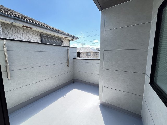 【バルコニー】 | 糟屋郡第3志免町志免3丁目　1号棟（全1棟）【仲介手数料無料・0円】 | 現地写真。