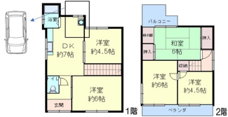 【間取り】 | 垂水区千鳥が丘2-9-4戸建