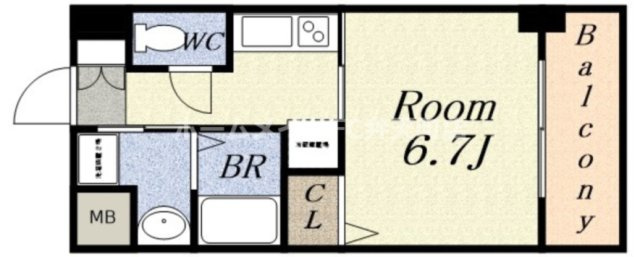 【間取り】 | エスリード弁天町南