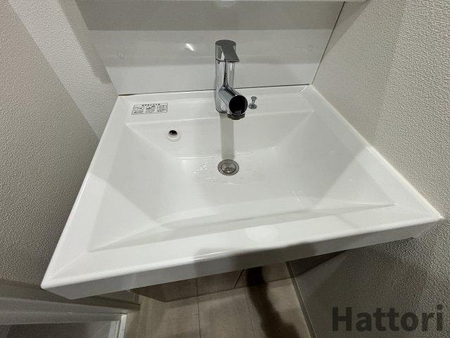 リブネスコート大阪大学前の洗面所