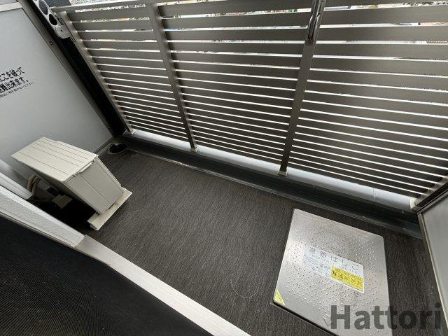 リブネスコート大阪大学前のバルコニー