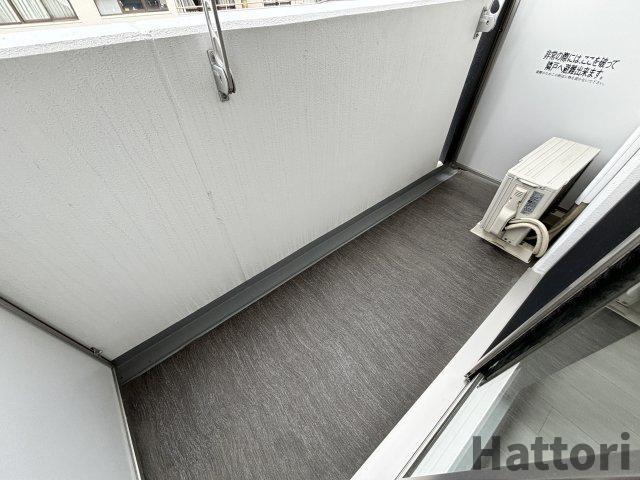 リブネスコート大阪大学前のバルコニー