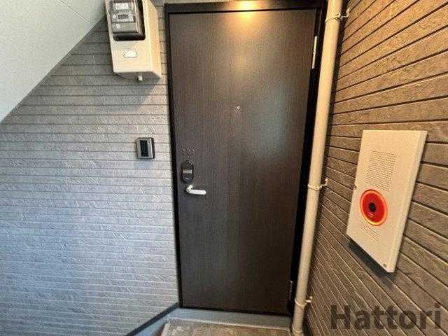 アンジュレジデンス石橋の玄関