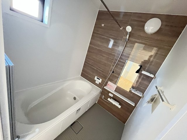 【内装】 | 糟屋郡志免町片峰4丁目4期　2号棟（全2棟）【仲介手数料無料・0円】 | 施工例。浴室です。施工例は完成時と異なる場合があります。