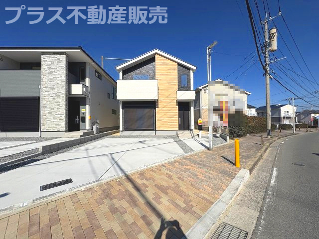 【外観】 | 糟屋郡志免町片峰4丁目4期　2号棟（全2棟）【仲介手数料無料・0円】 | 完成しました。物件内部もご見学頂けます。プラス不動産販売にお任せ下さい。