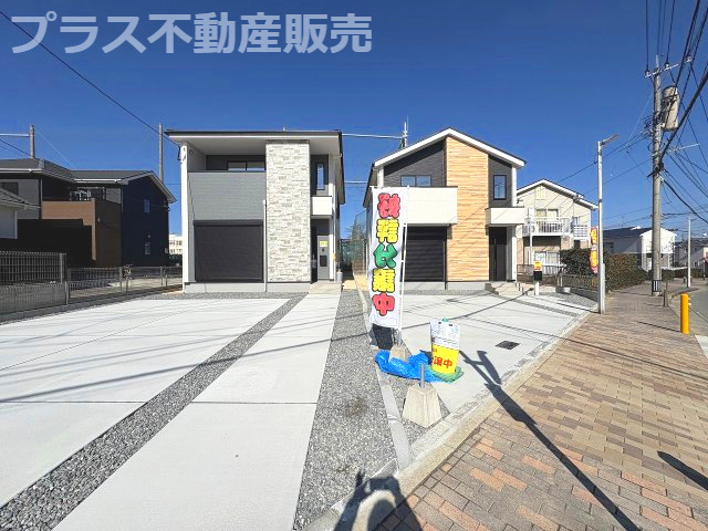 【外観】 | 糟屋郡志免町片峰4丁目4期　2号棟（全2棟）【仲介手数料無料・0円】 | 完成イメージの外観パースです。