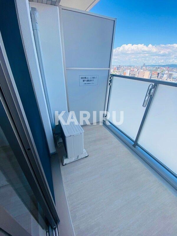 エスプレイス大阪城サウスコンフォートのバルコニー