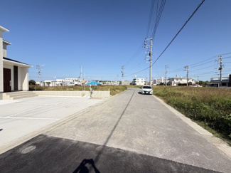 【前面道路含む現地写真】 | 読谷村大湾（限定1棟） | ※東側公道6m♪