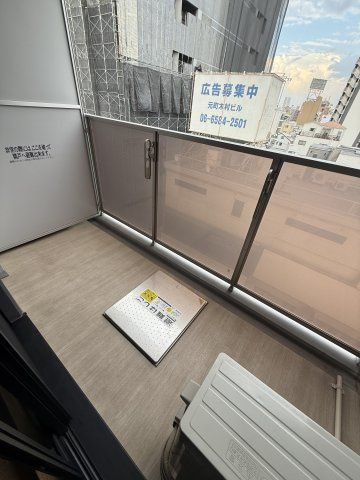 Metrosa弁天町のバルコニー