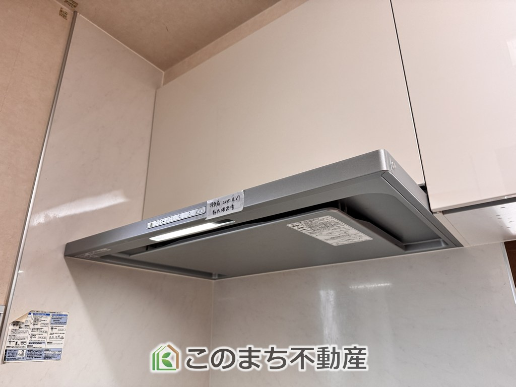 大田原市浅香３丁目中古戸建のキッチン|お料理の匂いもスッキリ♪シンプルデザインで掃除も簡単‼