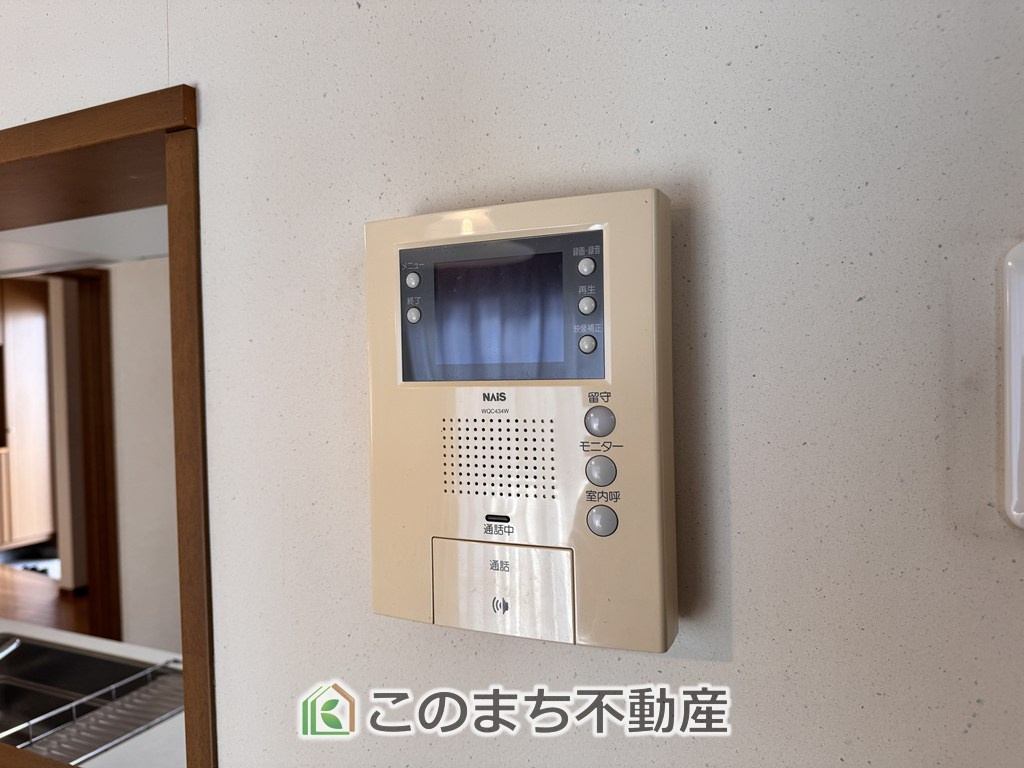 大田原市浅香３丁目中古戸建の設備|モニタ付きインターホンで防犯面もしっかり安心♪
