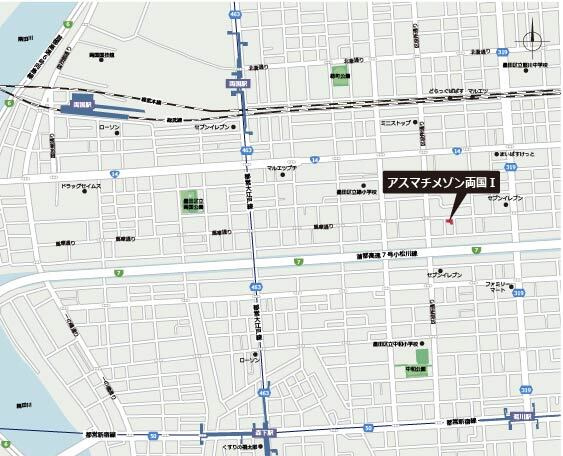 ASMACI MAISON両国Ⅰのその他|地図