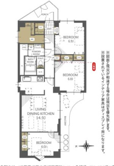 【間取り】 | 検見川パークハウスB棟