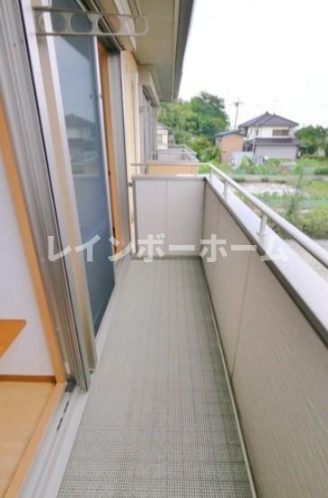 コンフォートポルテのバルコニー