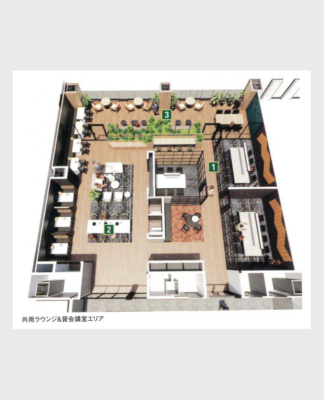 THE PEAKの外観パース