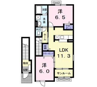 【間取り】 | フォンテーヌ・ポルトⅠ