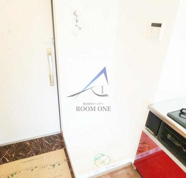 錦糸町インターナショナルレジデンスの設備|洗濯機置き場です。