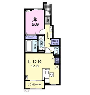 【間取り】 | コンフォート８５６　Ⅰ