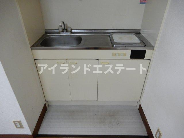 OTアパート　駅近　最上階　バストイレ別のキッチン