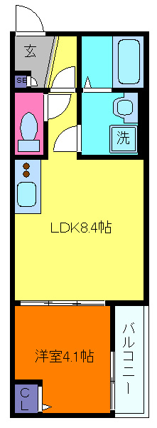 ALEGRIA芦屋西の間取り