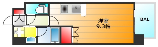 アスリート本町西の間取り|現状有姿